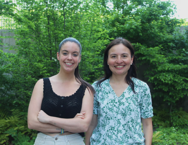First author Sara Gutiérrez Fernández and Prof. Lucía Chávez Gutiérrez