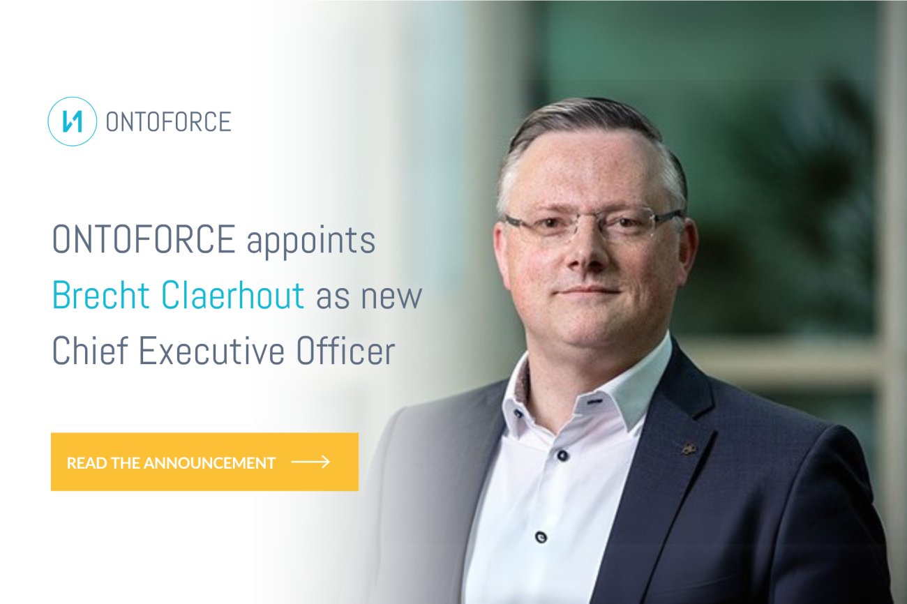 Brecht Claerhout appointed ONTOFORCE CEO