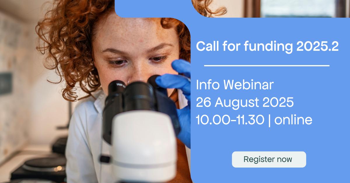 Call for funding 2025.2: info webinar 26 August
