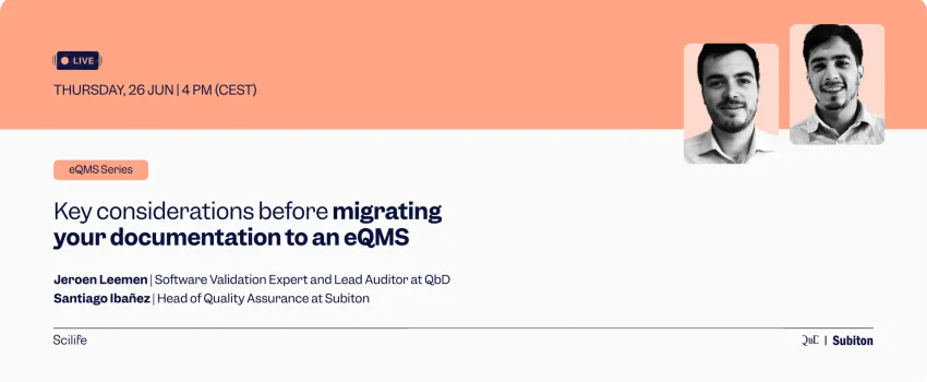 Key considerations before migrating your documentation to an eQMS