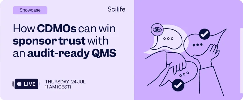 How CDMOs can win sponsor trust with an audit-ready QMS