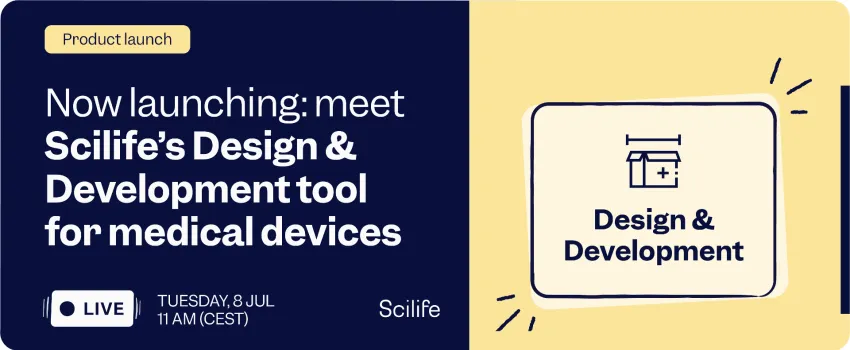 Now launching: meet Scilife’s Design & Development tool for medical devices