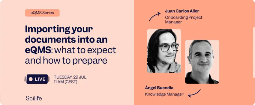 Importing your documents into an eQMS: what to expect and how to prepare