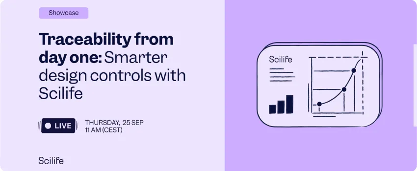 Traceability from day one: Smarter design controls with Scilife